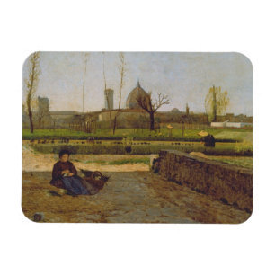 Everyday Scene, near Florence, c.1865 Magnet
