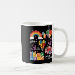 Everyone Communicates Differently Autism Awareness Coffee Mug