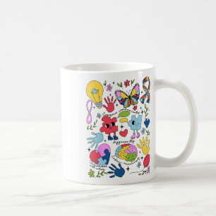 Everyone Communicates Differently Autism Awareness Coffee Mug