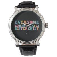Everyone Communicates Differently Autism Awareness