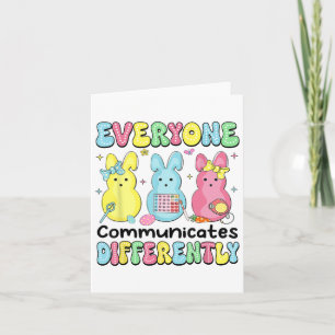 Everyone Communicates Differently Easter Speech Th Card