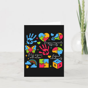 Everyone Communicates Differently Neurodiversity P Card