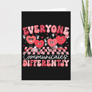 Everyone Communicates Differently Special Educatio Card