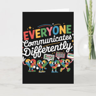 Everyone Communicates Differently Special Educatio Card