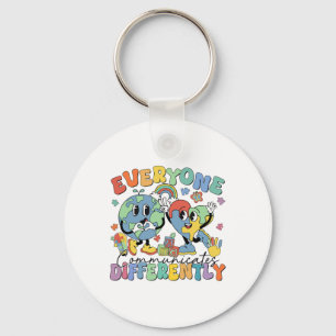 Everyone Communicates Differently Speech Autism 1 Key Ring