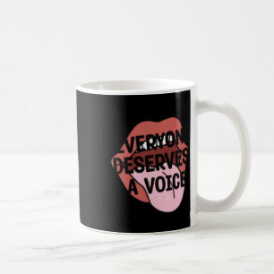 Everyone Deserves A Voice Sticker Coffee Mug