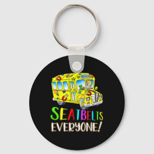 Everyone Fun Magic School Bus Driver Job Pride  Key Ring