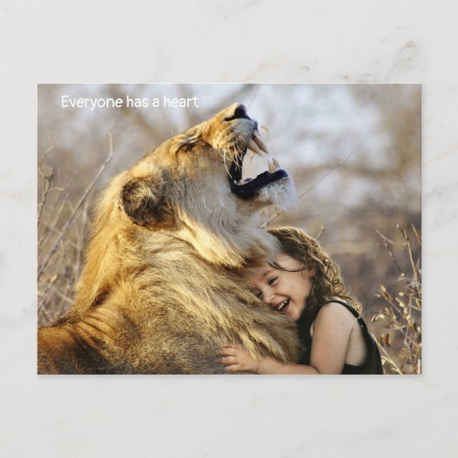 Everyone has a heart postcard (Front)