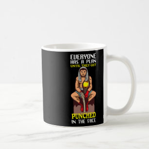 Everyone Has Plan Until Get Punched Boxing Fight T Coffee Mug