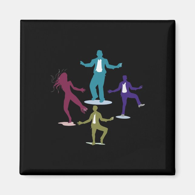 Everyone Is Dancing Sticker  Magnet (Front)