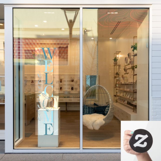 Everyone is Welcome Business Shop Decor  (Store Window)