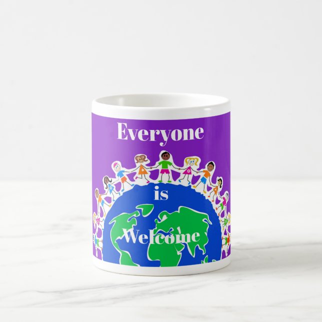 Everyone is Welcome Coffee Mug (Center)