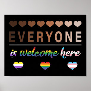 Everyone is welcome here All Are Welcome Here Poster