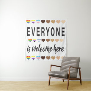 Everyone is welcome here All Are Welcome Here  Tapestry