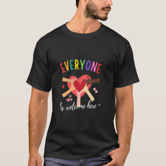 Everyone Is Welcome Here, Diversity Idaho Teacher T-Shirt
