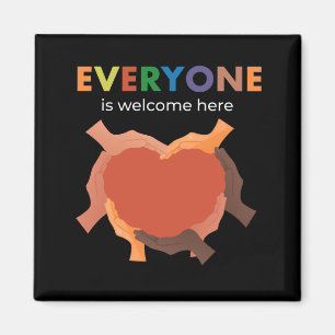 Everyone Is Welcome Here Diversity Inclusion Equal Magnet
