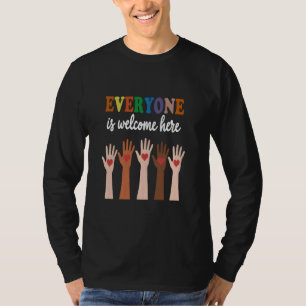 Everyone Is Welcome Here Idaho Teacher 1 T-Shirt