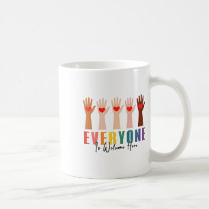 Everyone Is Welcome Here Idaho Teacher 24 Coffee Mug
