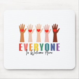 Everyone Is Welcome Here Idaho Teacher 24 Mouse Pad
