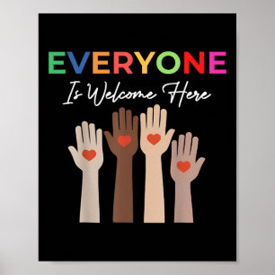 Everyone Is Welcome Here Idaho Teacher _2 Poster