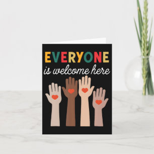 Everyone Is Welcome Here Idaho Teacher 38 Card