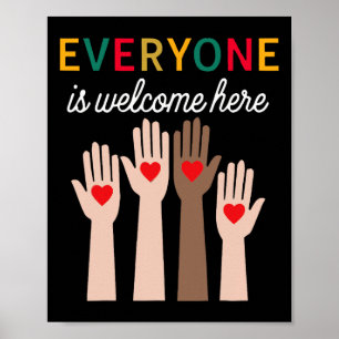 Everyone Is Welcome Here Idaho Teacher 42 Poster