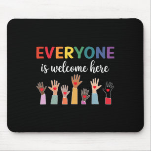 Everyone Is Welcome Here Idaho Teacher 52 Mouse Pad