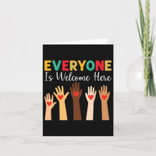 Everyone Is Welcome Here Idaho Teacher 8  Card