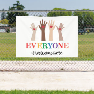 Everyone Is Welcome Here Idaho Teacher Banner