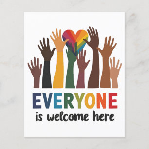 Everyone Is Welcome Here Idaho Teacher Flyer
