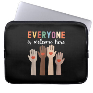 Everyone Is Welcome Here Idaho Teacher Laptop Sleeve