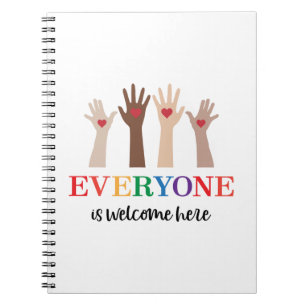 Everyone Is Welcome Here Idaho Teacher Notebook