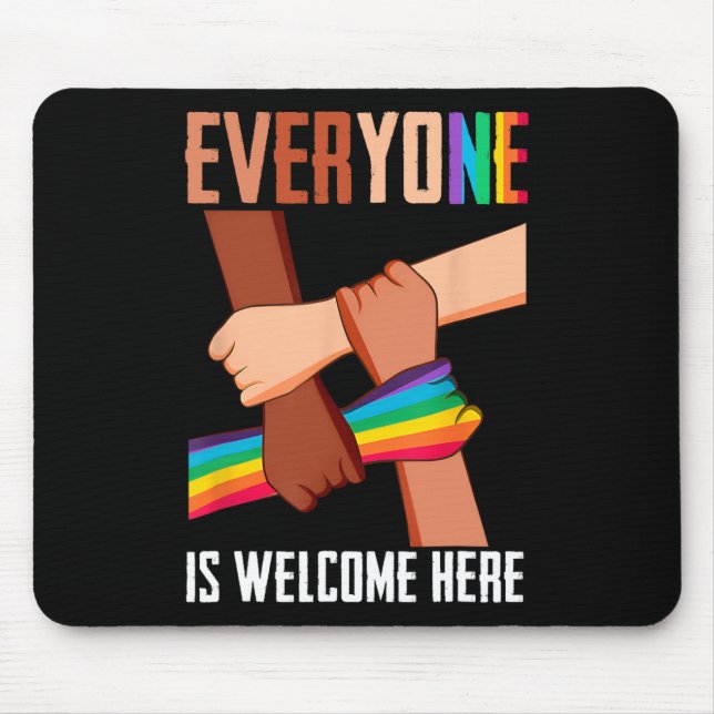 Everyone Is Welcome Here Idaho Teacher Student 2  Mouse Pad (Front)