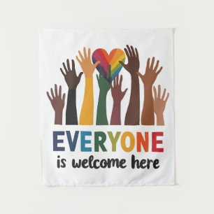 Everyone Is Welcome Here Idaho Teacher Tapestry