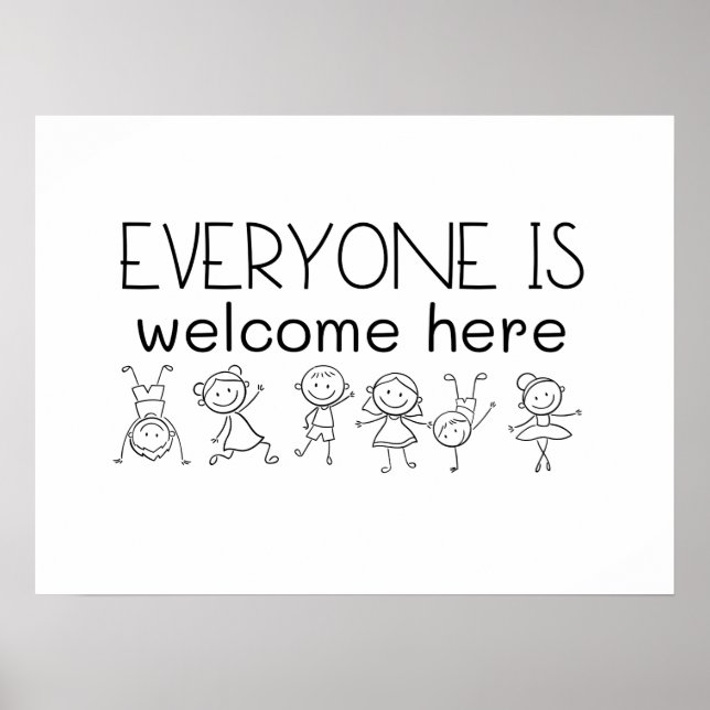 Everyone Is Welcome Here  Poster (Front)