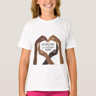 Everyone Is Welcome Here - Unity & Diversity T-Shirt