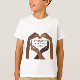 Everyone Is Welcome Here - Unity & Diversity T-Shirt