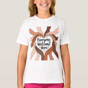 Everyone Is Welcome Here - Unity & Diversity T-Shirt