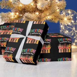 Everyone Is Welcome Here Wrapping Paper