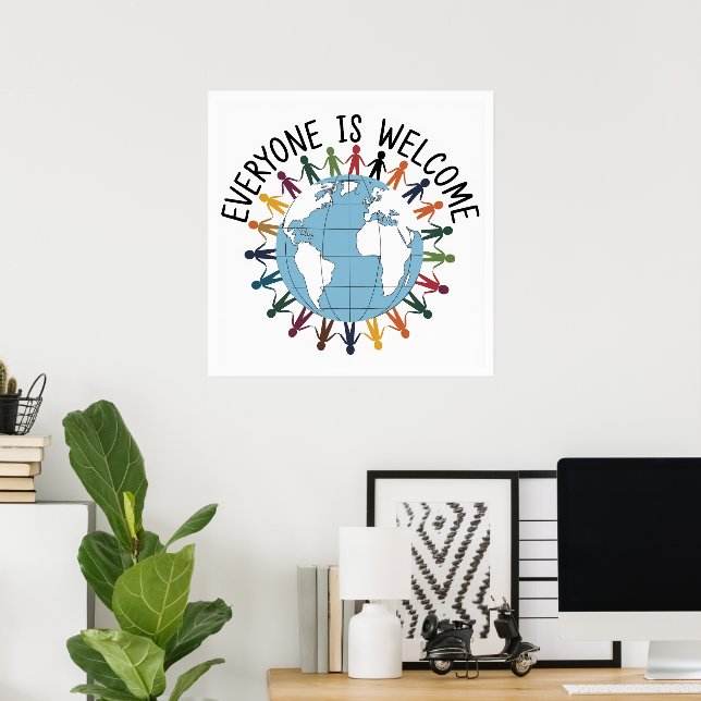 Everyone is welcome  poster (Home Office)