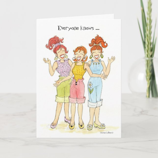 Everyone Knows Best Friends Card (Front)