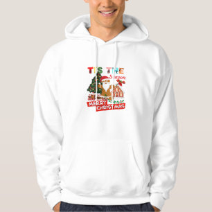 Everyone Loves A At Christmas Christmas Santas Com Hoodie
