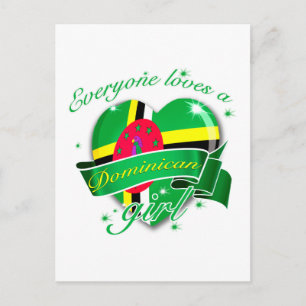 Everyone Loves A Dominican Girl Postcard