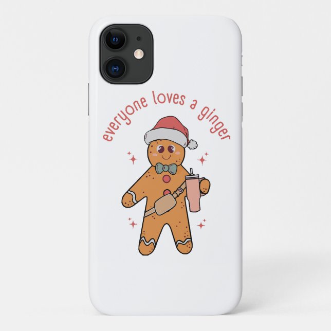 Everyone Loves A Ginger - Funny Christmas Case-Mate iPhone Case (Back)