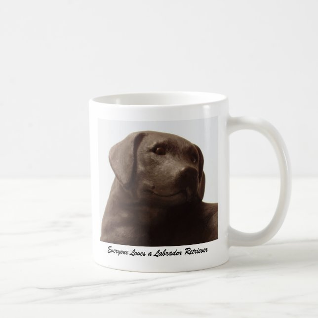 Everyone Loves a Labrador Retriever Coffee Mug (Right)
