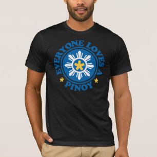 Everyone Loves a Pinoy - Blue T-Shirt