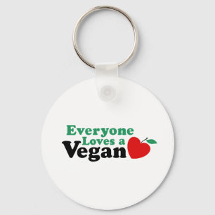 Everyone Loves a Vegan Key Ring