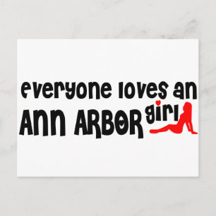 Everyone loves an Ann Arbor girl Postcard