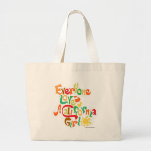 Everyone Loves California Girls Large Tote Bag
