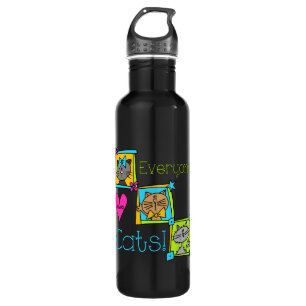 Everyone Loves Cats 710 Ml Water Bottle